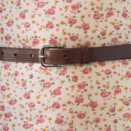 Leather Chocolate Brown Belt
