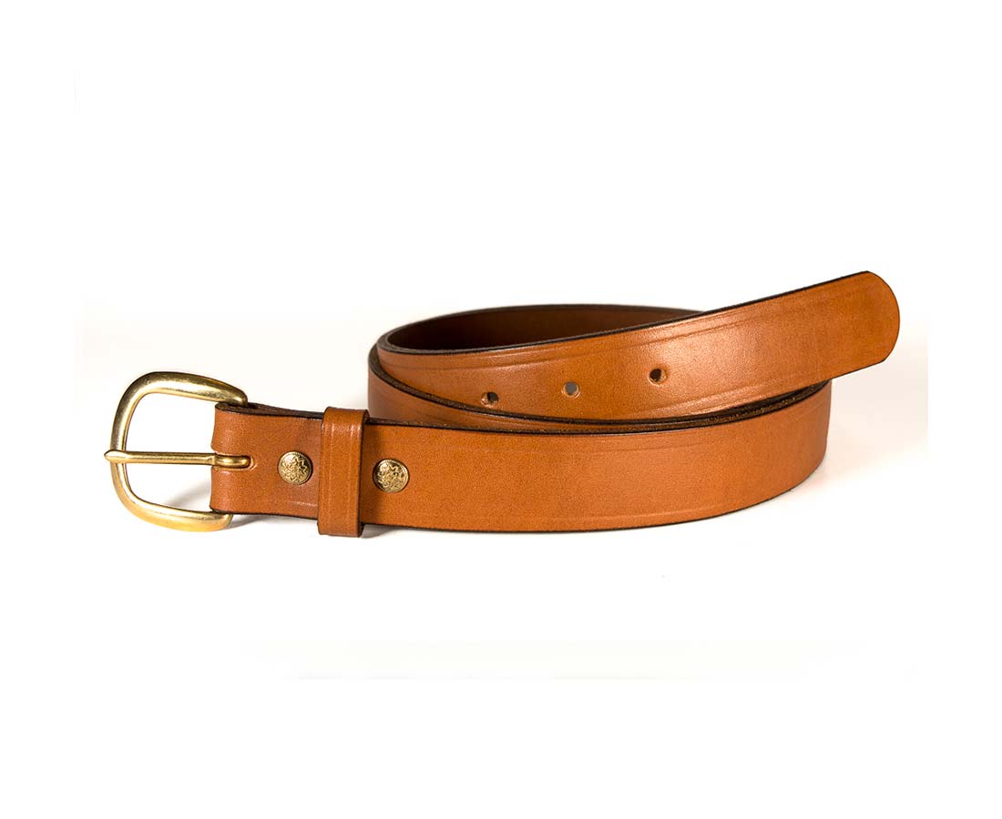 Leather Tan Dress Belt, Brown Belt For Men, Tan Leather Belt